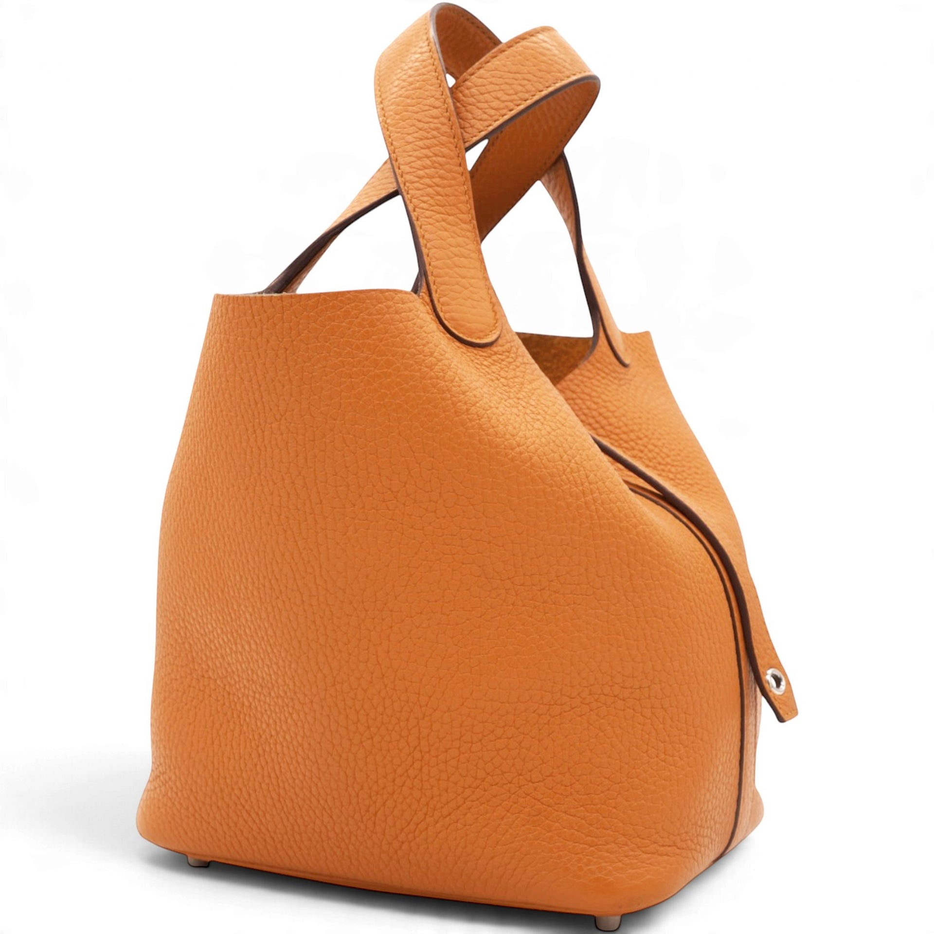 Hermes Taurillon Clemence Picotin Lock 18 Orange 