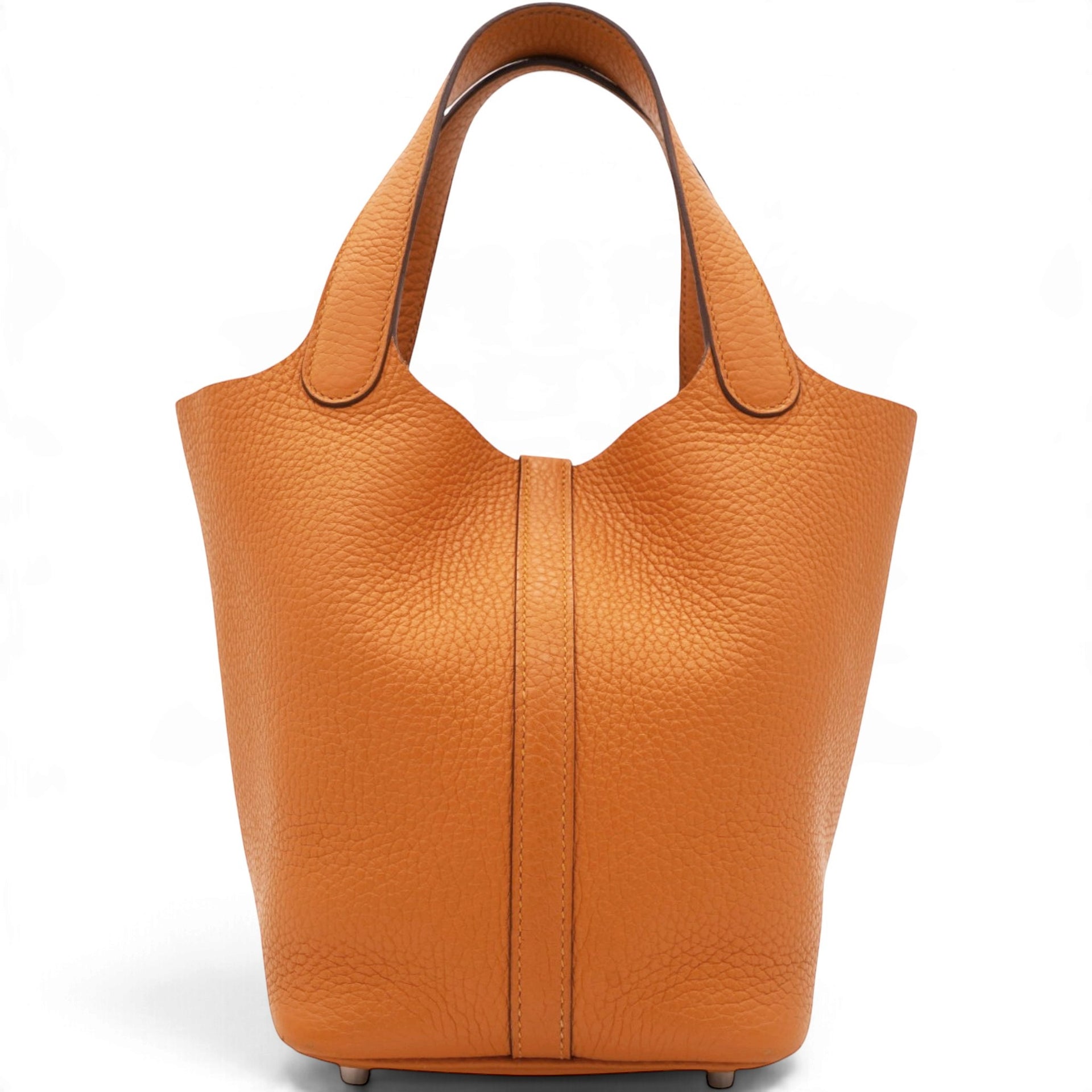 Hermes Taurillon Clemence Picotin Lock 18 Orange 