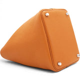 Hermes Taurillon Clemence Picotin Lock 18 Orange 