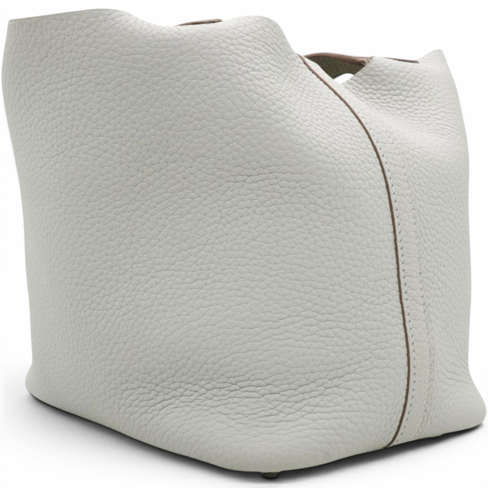 Hermes Taurillon Clemence Picotin Lock 18 PM Gris Perle 