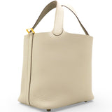 Hermes Taurillon Clemence Picotin Lock Beton