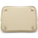 Hermes Taurillon Clemence Picotin Lock Beton