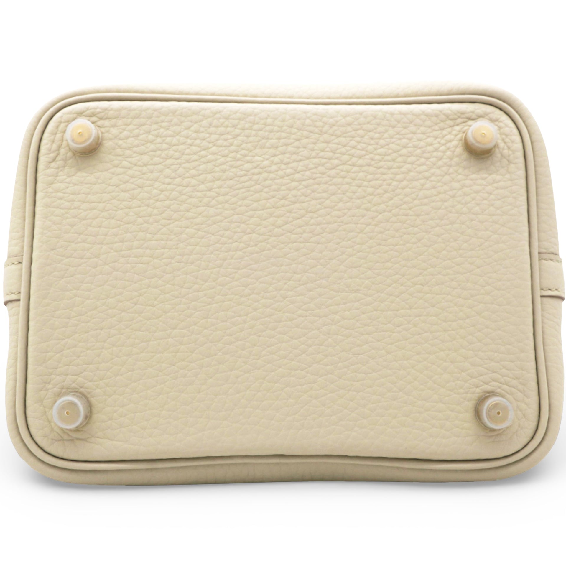 Hermes Taurillon Clemence Picotin Lock Beton