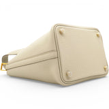 Hermes Taurillon Clemence Picotin Lock Beton