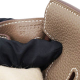 Hermes Togo Birkin 25 Etoupe Top Handles 