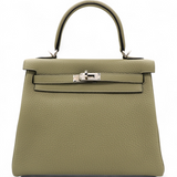 Hermes Togo Kelly Retourne 25 Q1 Sauge 