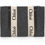 Felt Medium Woody Ribbon Tote Cashmere Grey