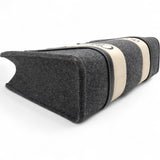 Felt Medium Woody Ribbon Tote Cashmere Grey
