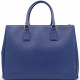 Saffiano Galleria Double Zip Tote Bluette Navy