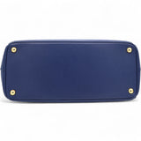 Saffiano Galleria Double Zip Tote Bluette Navy