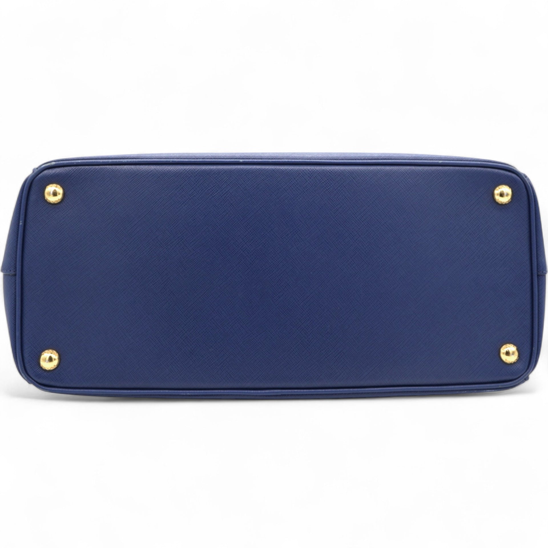Saffiano Galleria Double Zip Tote Bluette Navy