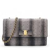 Grey Python Woc Ginny Crossbody Bag
