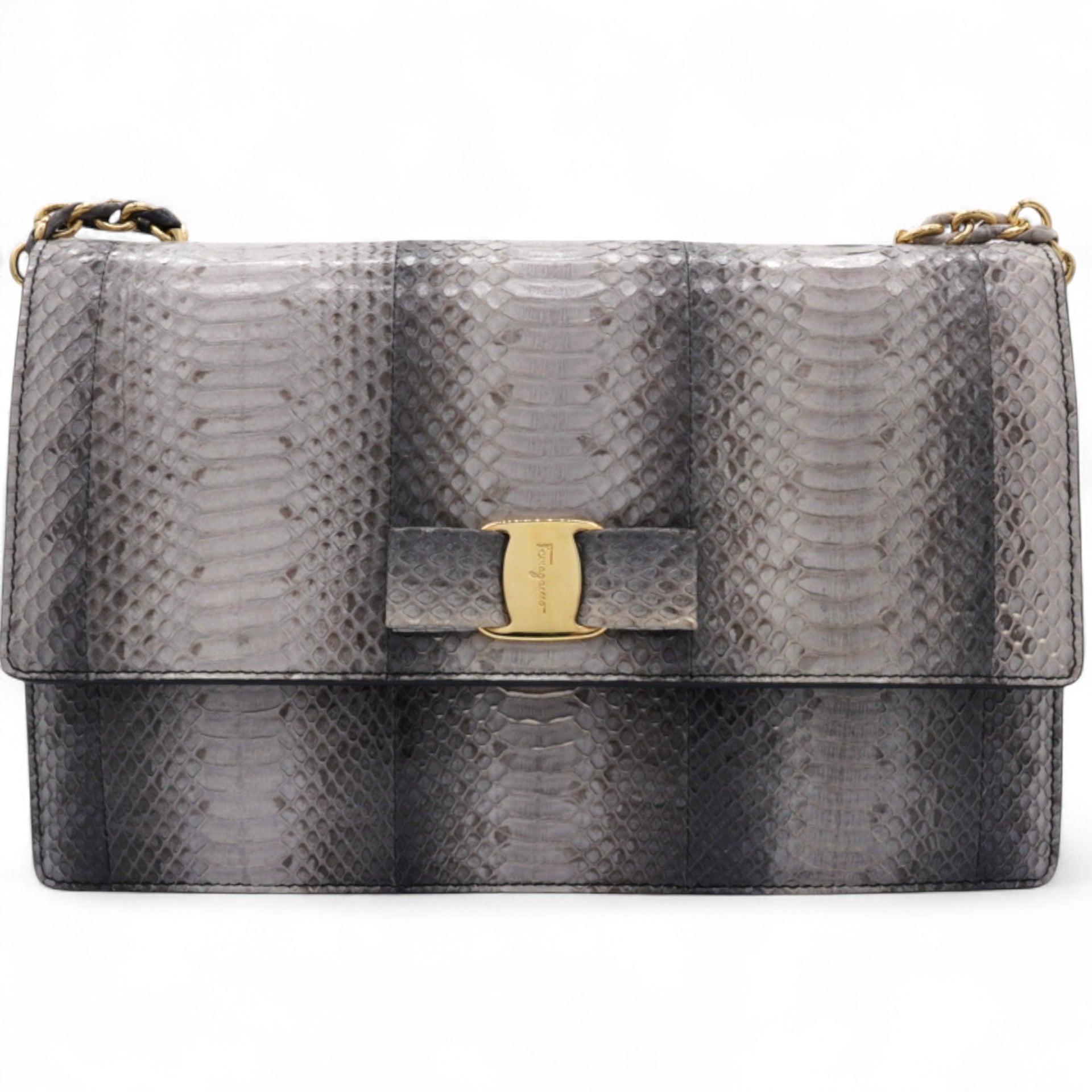 Grey Python Woc Ginny Crossbody Bag