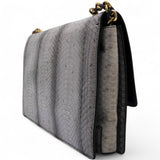 Grey Python Woc Ginny Crossbody Bag
