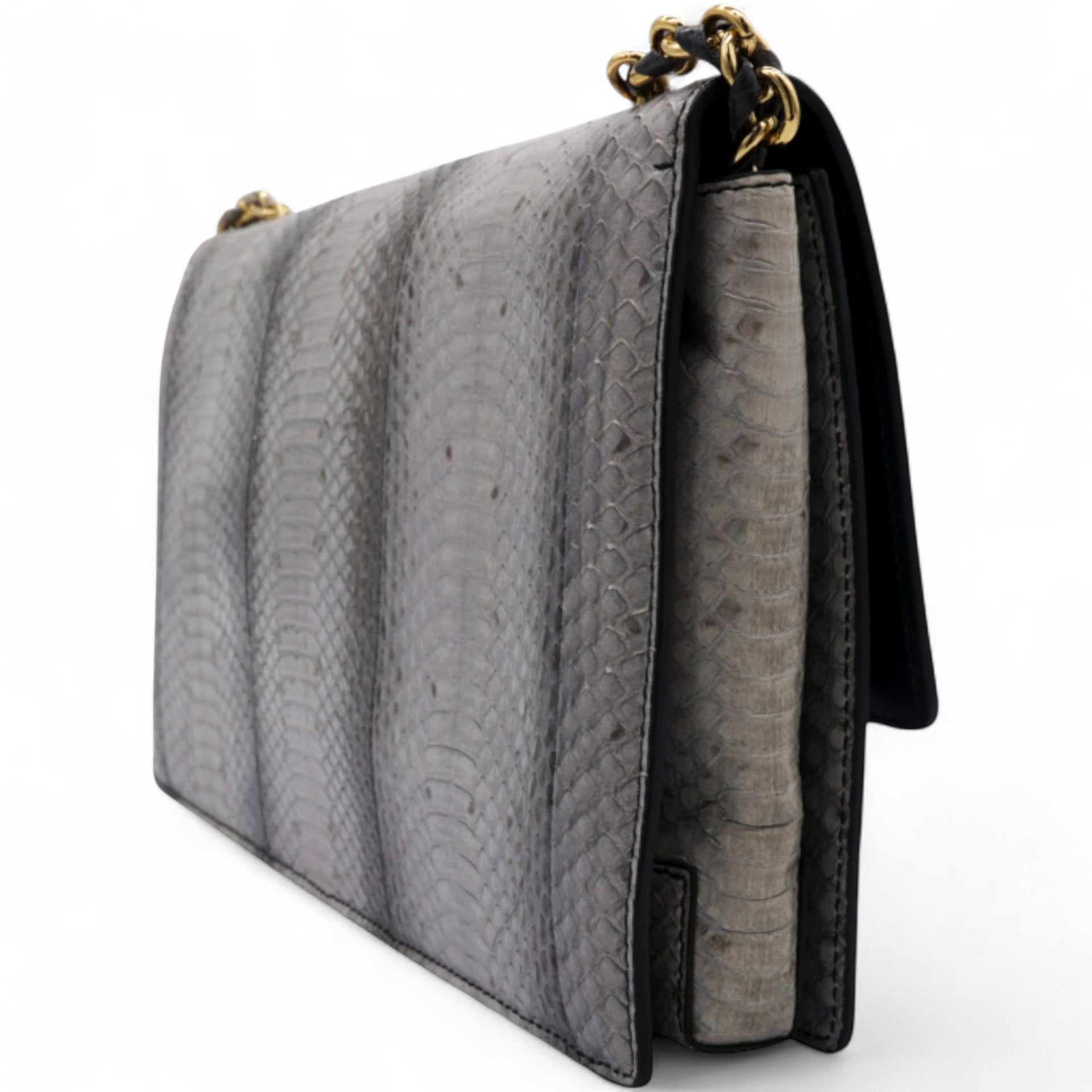 Grey Python Woc Ginny Crossbody Bag