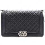 Stitched New Medium Boy Flap Black