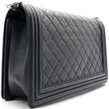 Stitched New Medium Boy Flap Black