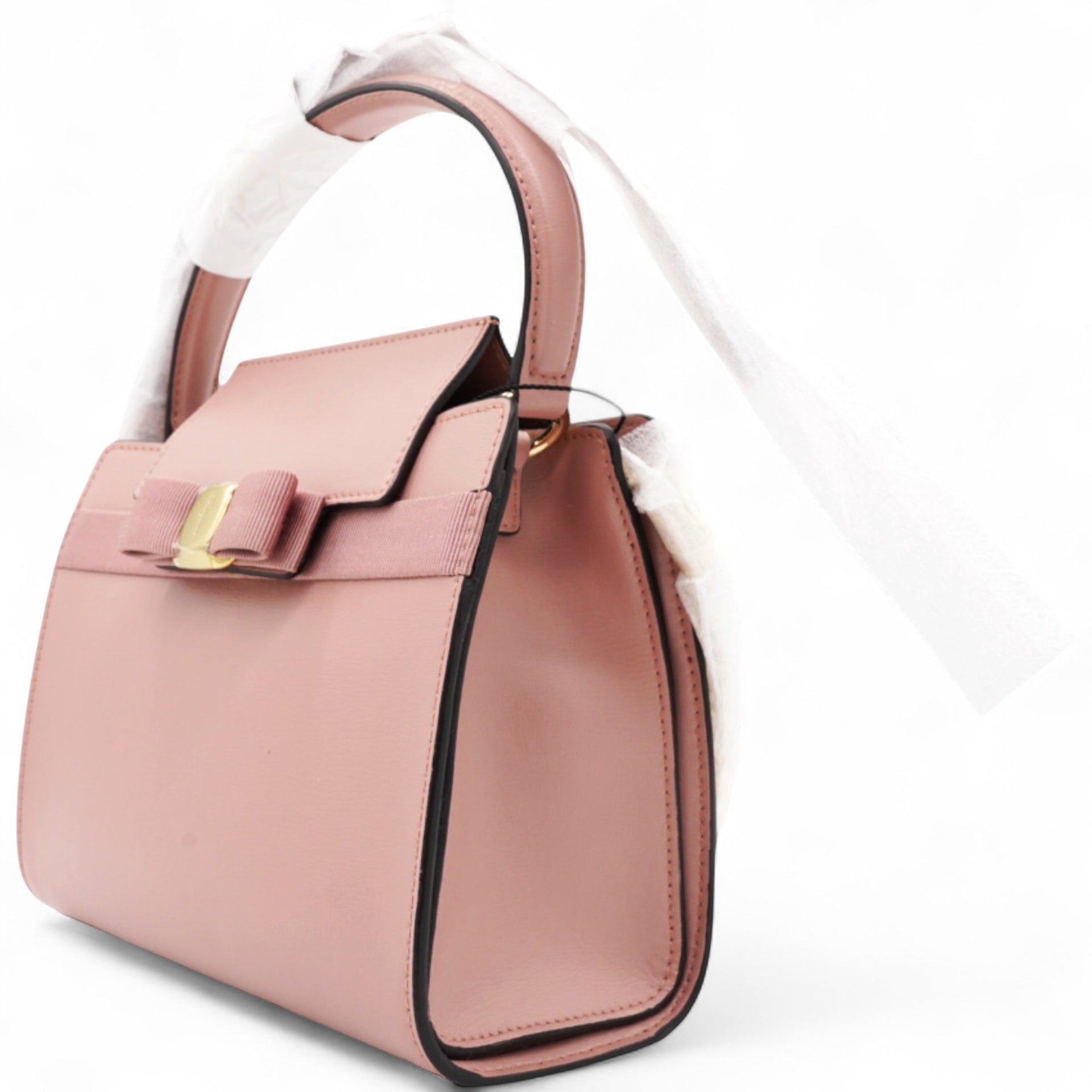 Vara Bow Top Handle Bag Antique Rose