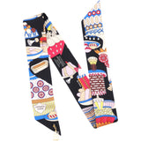 Silk La Patisserie Francaise Charms Twilly Charms Black White Bleu