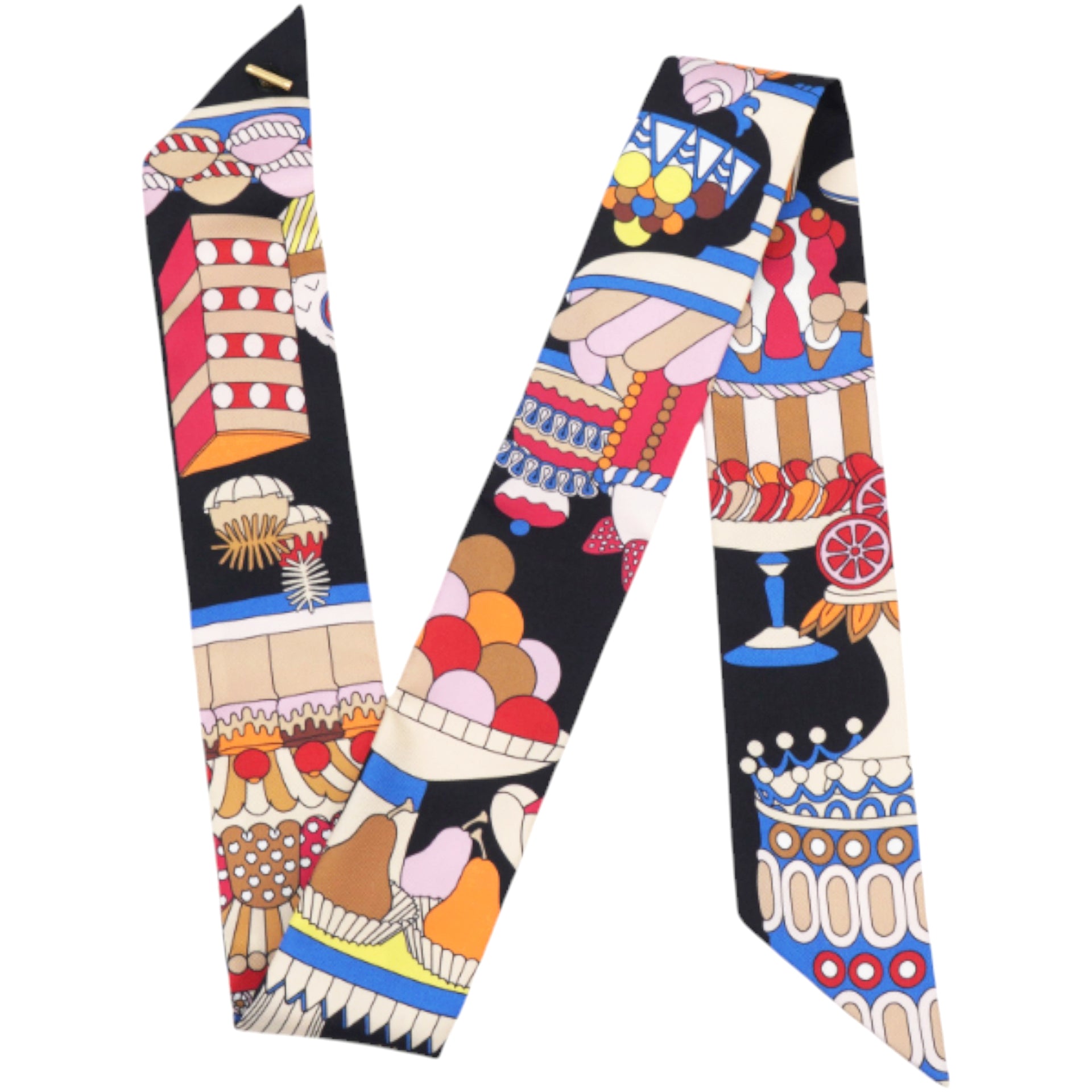 Silk La Patisserie Francaise Charms Twilly Charms Black White Bleu