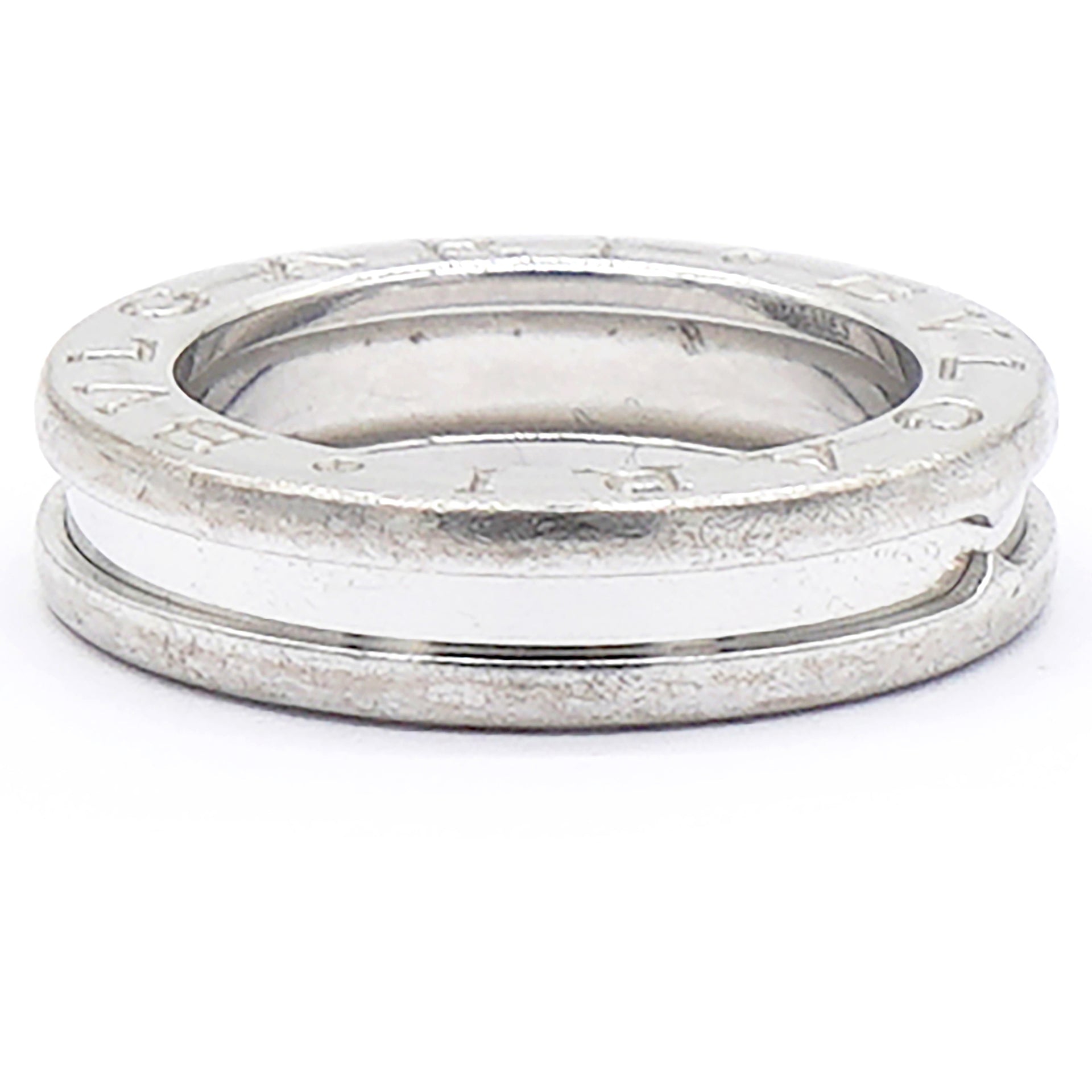 18K White Gold B.Zero1 One-Band Ring Size46