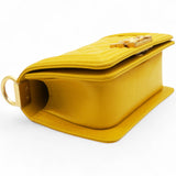 Quilted Micro Boy Flap Yellow