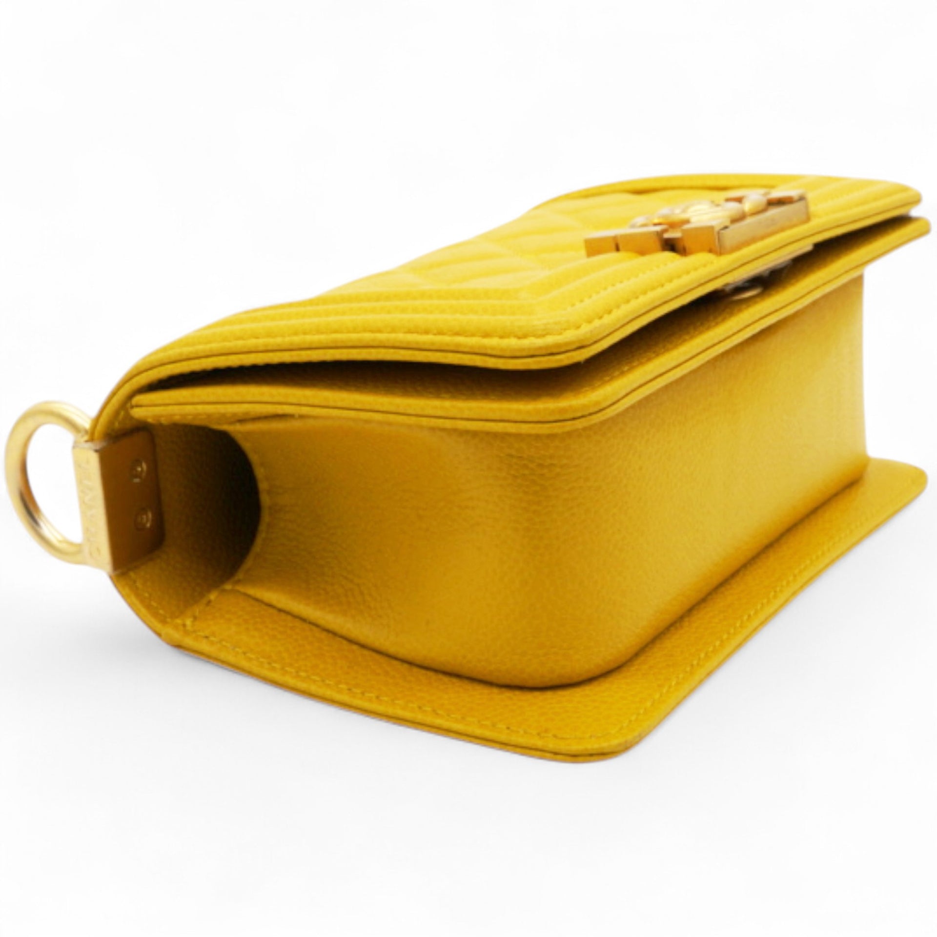 Quilted Micro Boy Flap Yellow