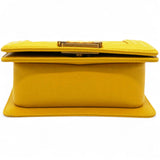 Quilted Micro Boy Flap Yellow