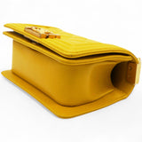 Quilted Micro Boy Flap Yellow