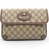GG Supreme Monogram Neo Vintage Web Belt Bag Brown