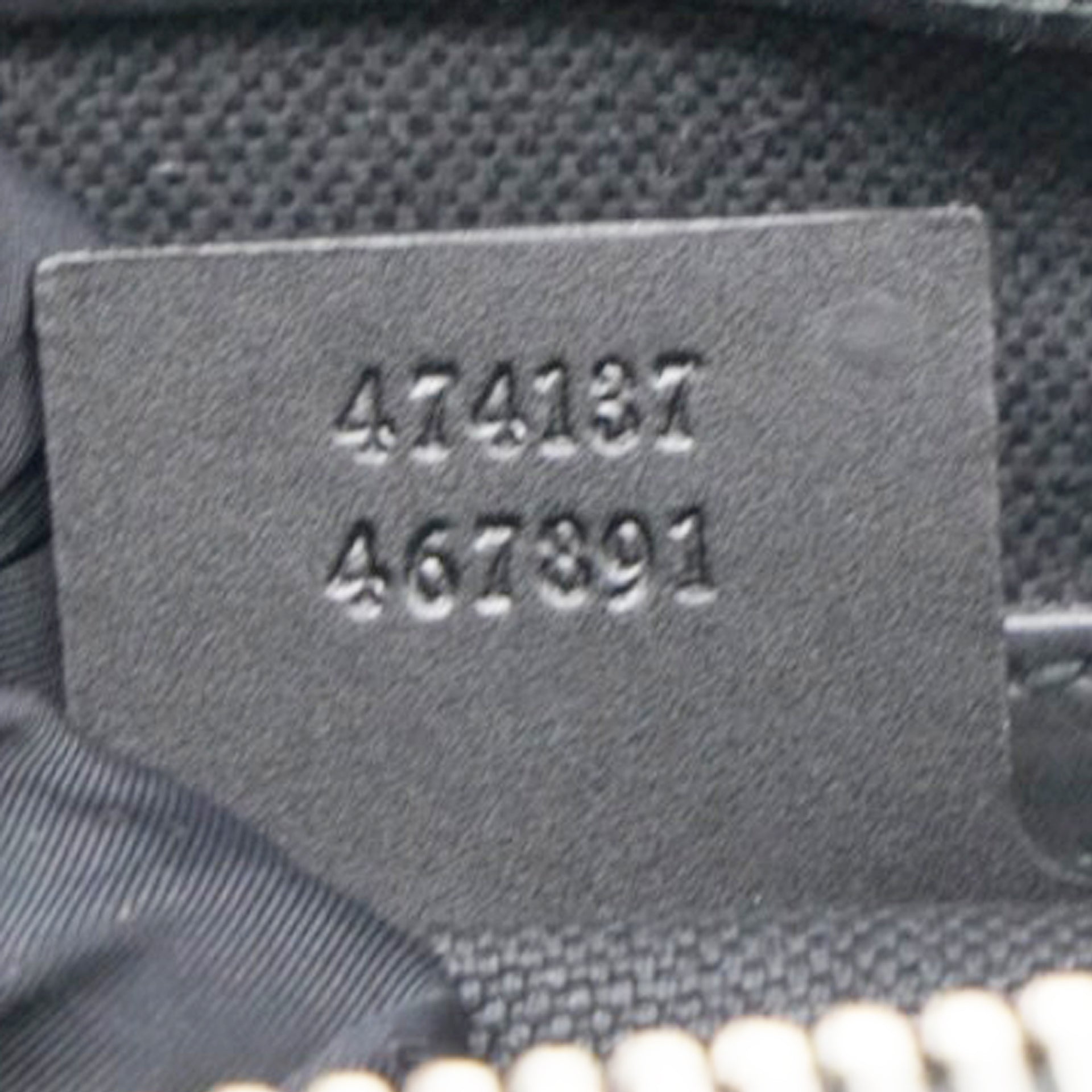 GG Supreme Monogram Appia Web Flat Messenger Bag Black Grey