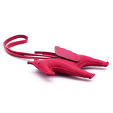 Milo Lambskin Grigri Rodeo Horse Bag Charm PM Rose Mexico