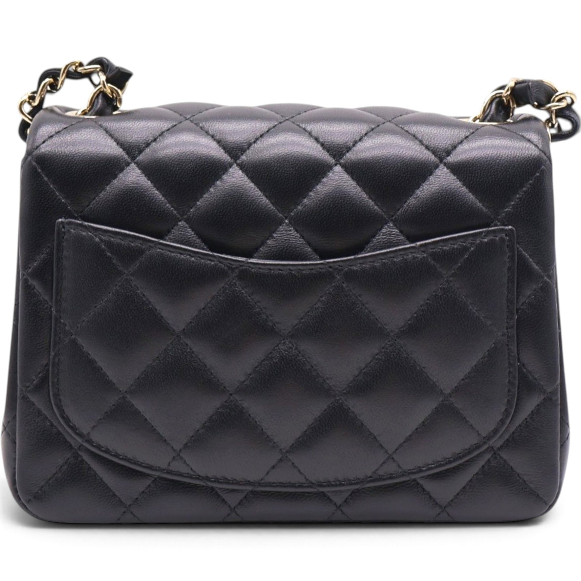 Mini Square Flap Bag Black