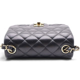 Mini Square Flap Bag Black