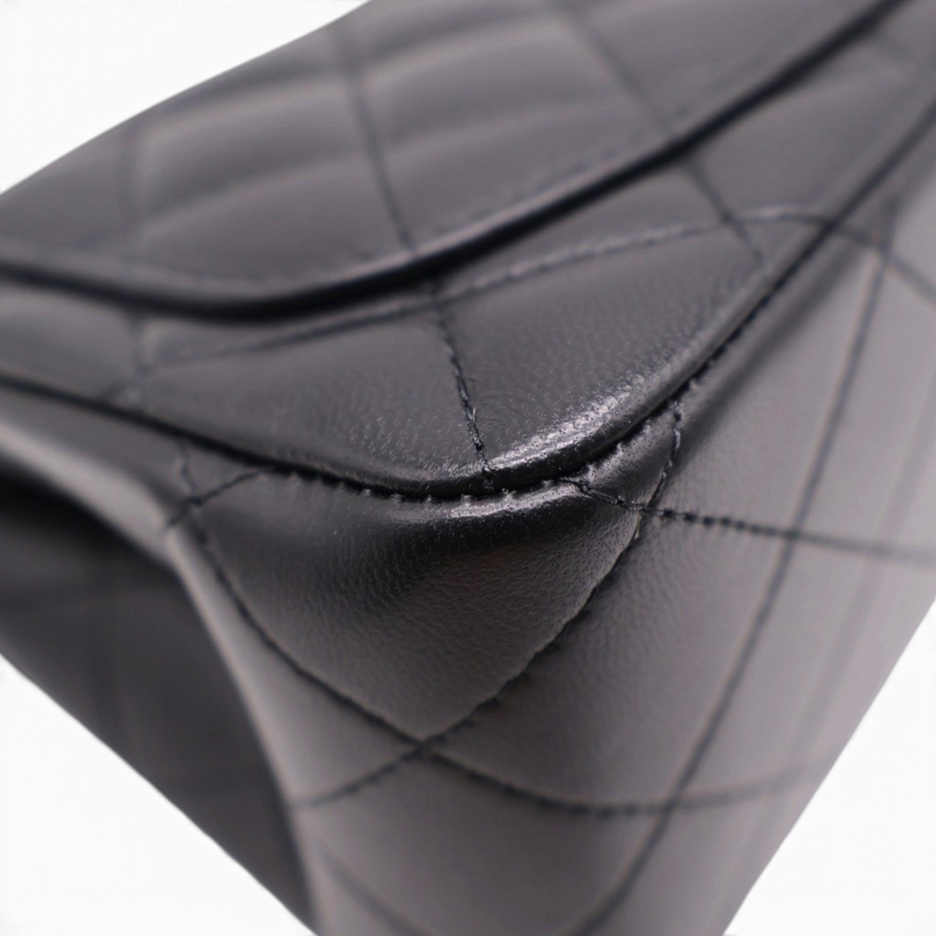 Mini Square Flap Bag Black