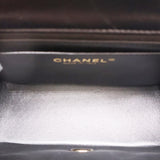 Mini Square Flap Bag Black