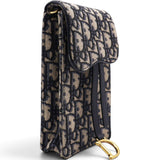 Oblique Jacquard Vertical Saddle Pouch