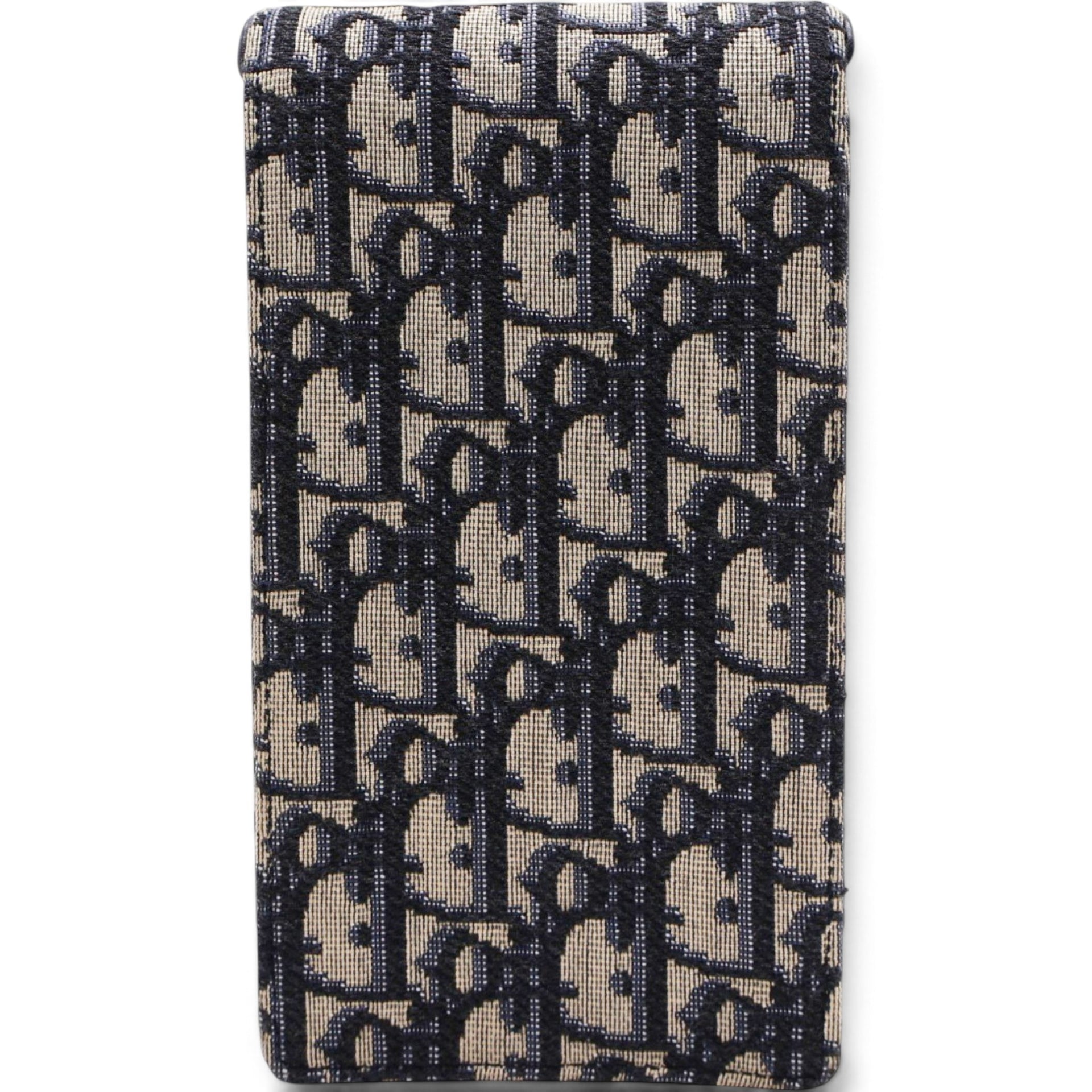Oblique Jacquard Vertical Saddle Pouch