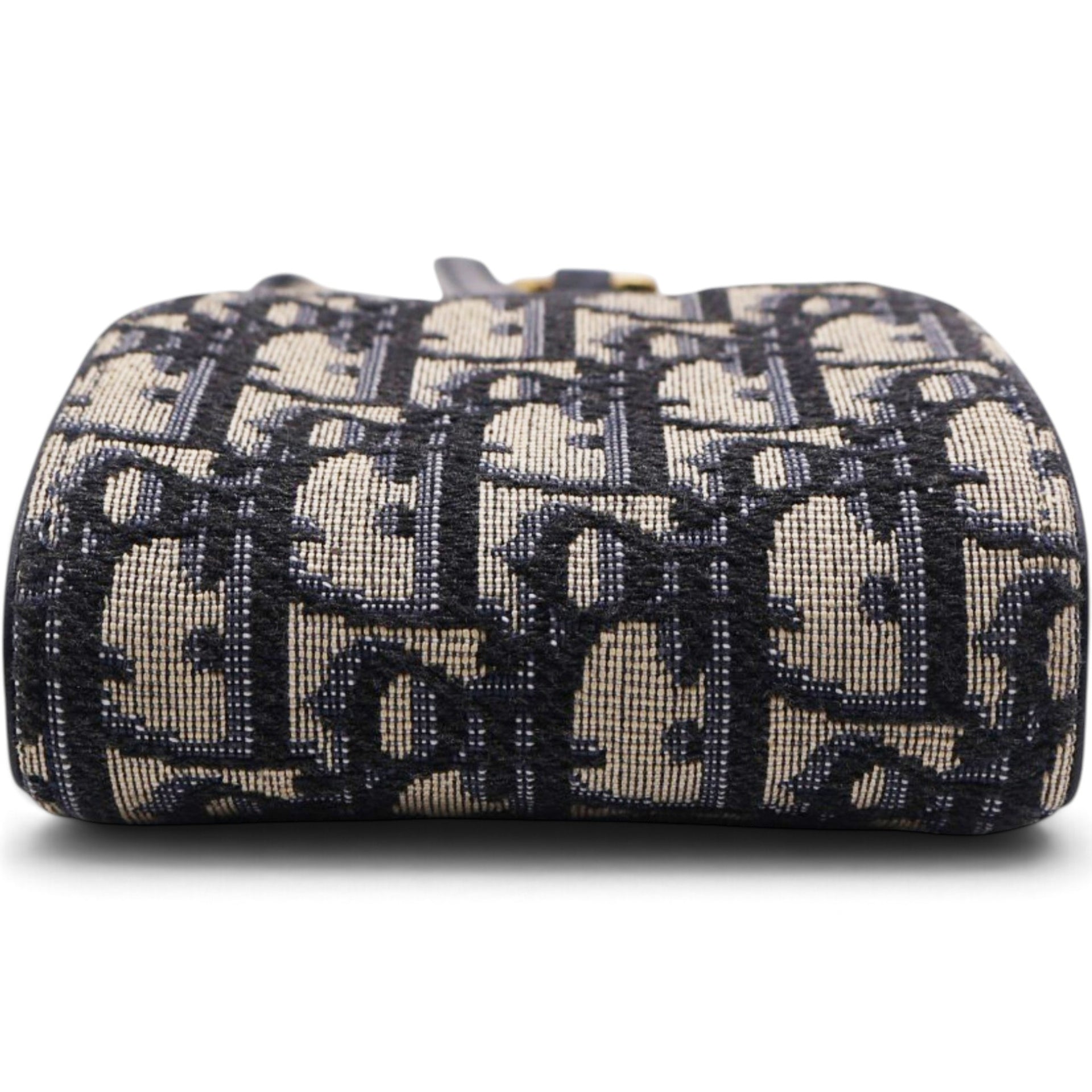 Oblique Jacquard Vertical Saddle Pouch