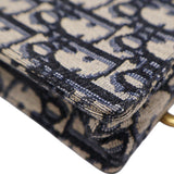 Oblique Jacquard Vertical Saddle Pouch