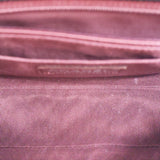 Patent Quilted Secret Label Medium Flap Black