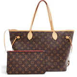 Classic Monogram Canvas Neverfull MM Tote Bag