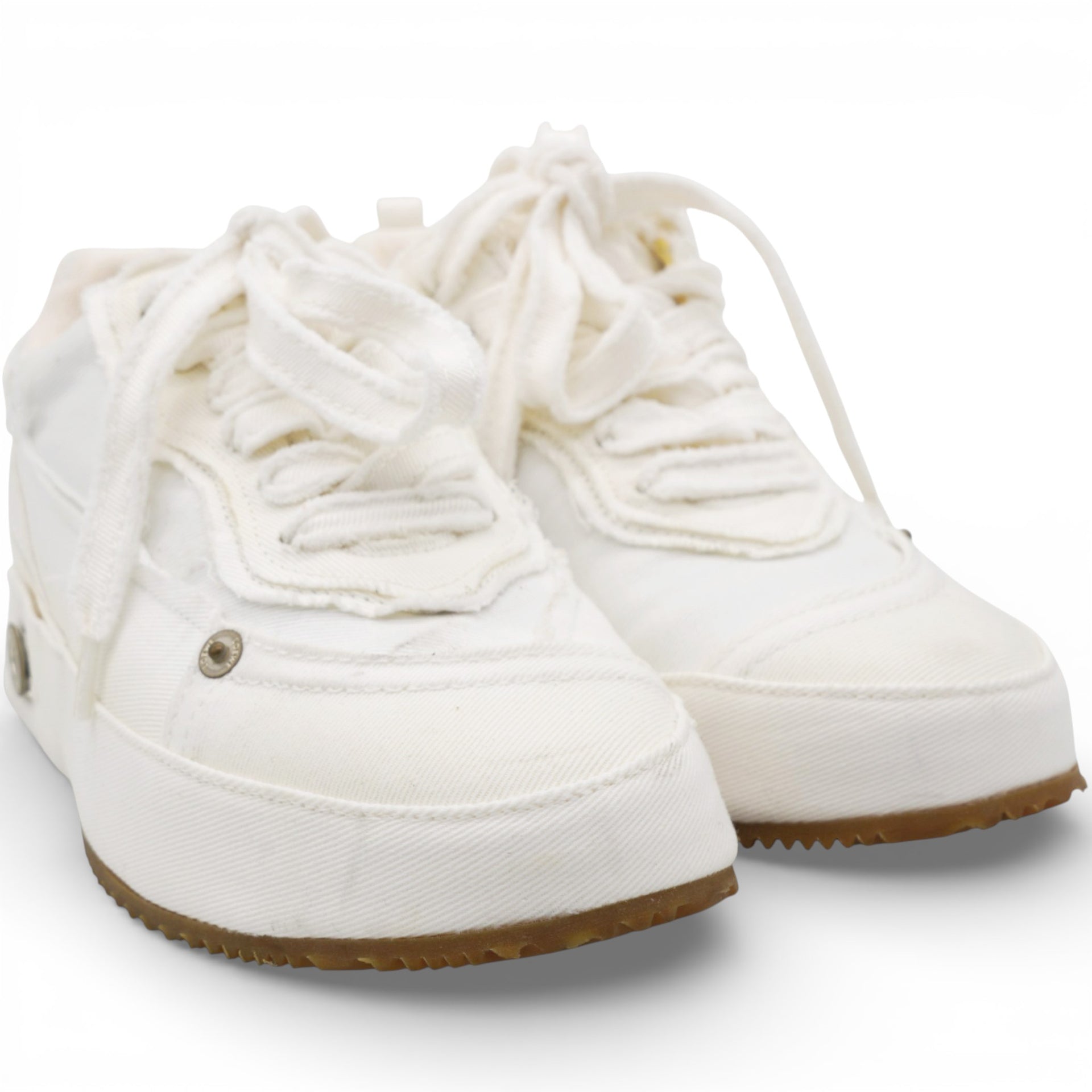 LOEWE Deconstructed Flatform Denim Trainers Size37