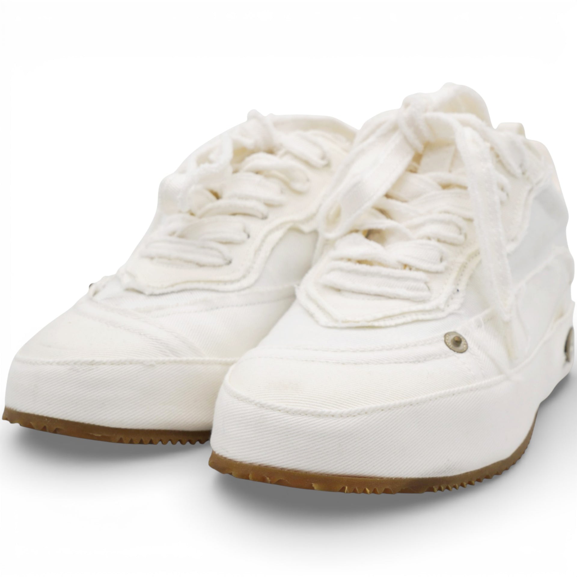 LOEWE Deconstructed Flatform Denim Trainers Size37