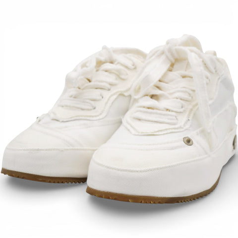 LOEWE Deconstructed Flatform Denim Trainers Size37