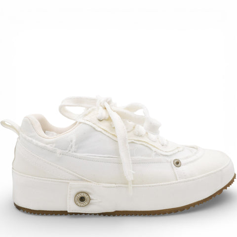 LOEWE Deconstructed Flatform Denim Trainers Size37