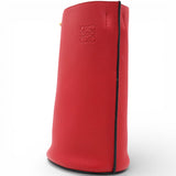 LOEWE Gate Leather Bucket Bag Red