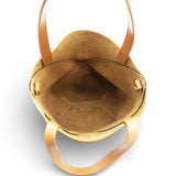 LOEWE Mini Puzzle Fold Tote Bag Black Brown