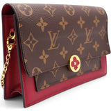 LOUIS VUITTON Flore Monogram Chain Wallet 