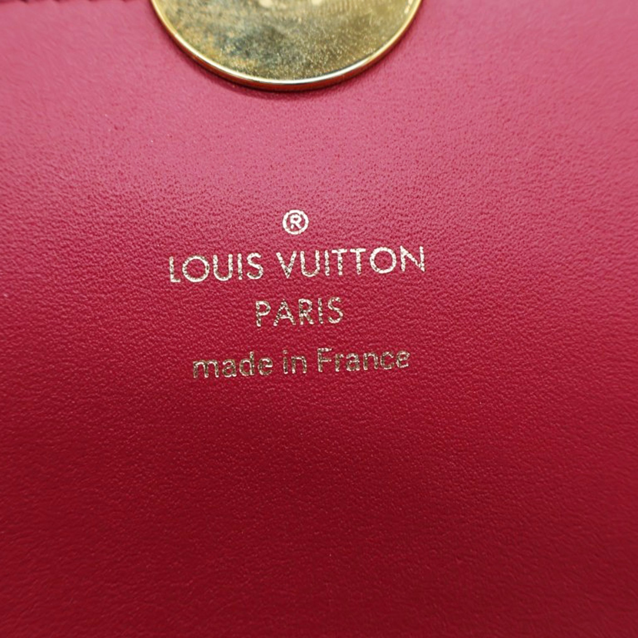 LOUIS VUITTON Flore Monogram Chain Wallet 